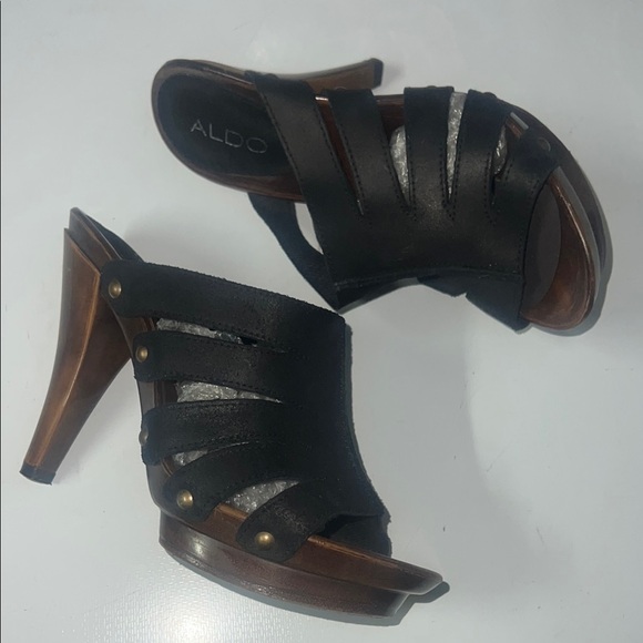 Aldo Shoes - Aldo Black Women's Heeled Sandals Sz 8
